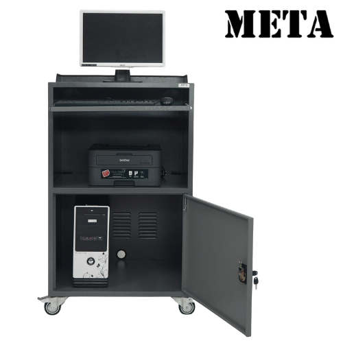 ตู้คอมเหล็ก META MC-2501-GR สีเทา_2